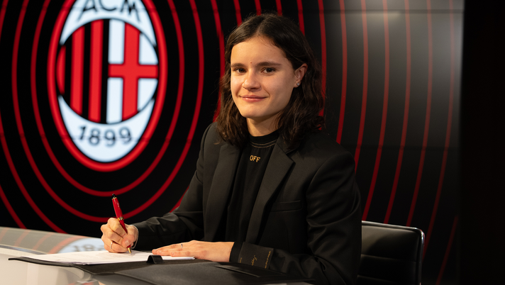 Monica Renzotti, calciatrice del Milan Femminile (credits: acmilan.com)