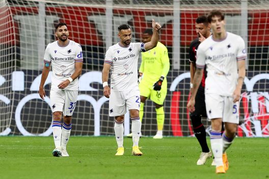 Milan Sampdoria Quagliarella (getty images) Milan Sampdoria Quagliarella