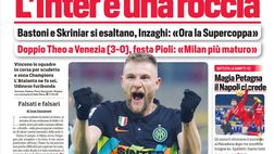 Prima Pagina, Corriere dello Sport: “L’Inter è una roccia. Remuntada Juve”
