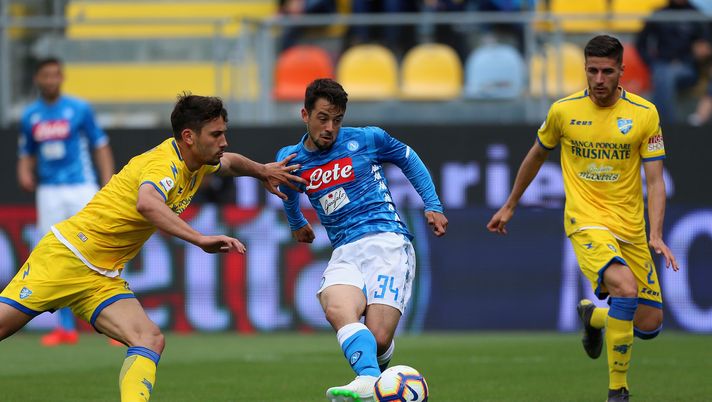 28 aprile 2019, Amin Younes in gol durante Frosinone-Napoli (credits: GETTY Images) 28 aprile 2019, Amin Younes in gol durante Frosinone-Napoli (credits: GETTY Images)