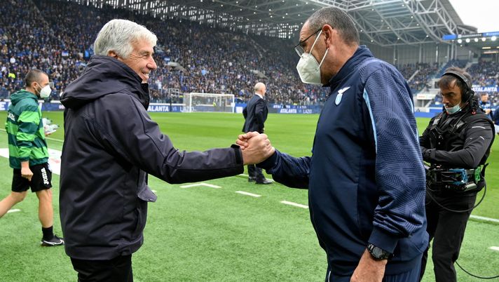 Maurizio Sarri e Gianpiero Gasperini Maurizio Sarri e Gianpiero Gasperini