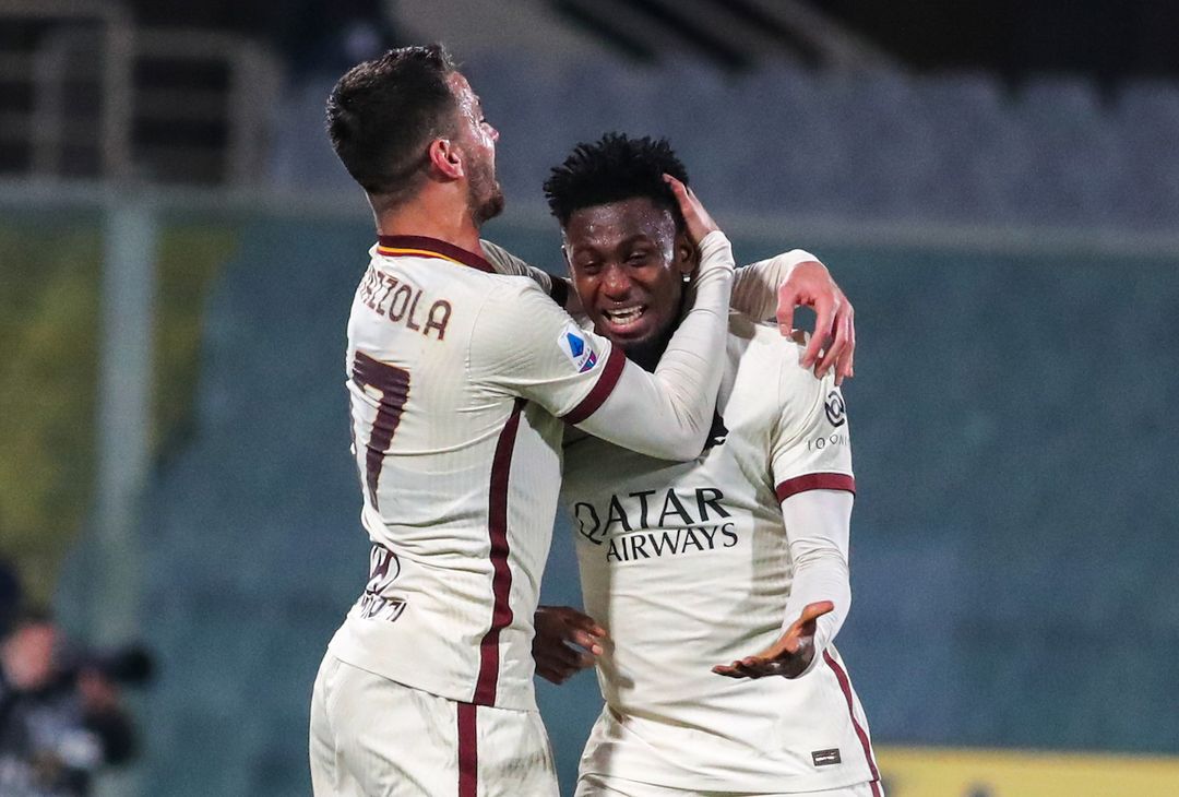  GERMOGLI PH 3 MARZO 2021 FIRENZE STADIO ARTEMIO FRANCHI CAMPIONATO DI SERIE A FIORENTINA VS ROMA NELLA FOTO ESULTANZA VITTORIA ROMA 