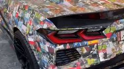 La Corvette del Mondiale piena di figurine (VIDEO)
