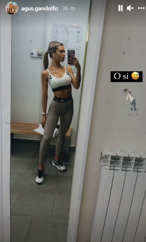 Allenamento super sexy per Agustina Gandolfo: lady Lautaro incanta i fan- immagine 2