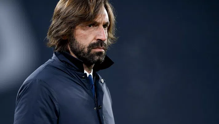 TURIN, ITALY - DECEMBER 02: Head coach of Juventus Andrea Pirlo looks on during the UEFA Champions League Group G stage match between Juventus and Dynamo Kyiv at Allianz Stadium on December 02, 2020 in Turin, Italy. (Photo by Daniele Badolato - Juventus FC/Juventus FC via Getty Images)