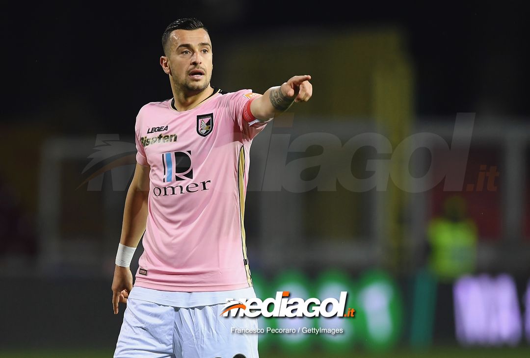  during the Serie B match between Benevento and Carpi FC at Stadio Ciro Vigorito on April 14, 2019 in Benevento, Italy. 