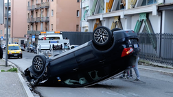 Potenza-Palermo, paura per Bucolo al termine del match: l’auto del centrocampista si è ribaltata. I dettagli