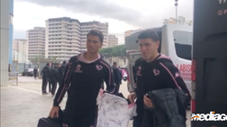 VIDEO PALERMO, VERSO IL RITIRO DI GIRONA: SQUADRA IN PARTENZA DAL “RENZO BARBERA”