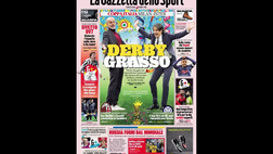 Prima Pagina, La Gazzetta dello Sport: “Russia fuori dal Mondiale. Derby grasso”