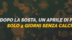 VIDEO / Calcio, aprile pazzesco: solo 4 giorni senza partite, il calendario