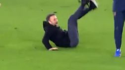 VIDEO / Segna Sergi Roberto, la gara non è finita: Luis Enrique se ne frega e impazzisce