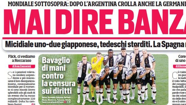 IL NAPOLI SUI MEDIA – Le prime pagine dei giornali di oggi 24 novembre 2022 - immagine 1