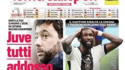 EDICOLA / CdS: Lukaku fa piangere il Belgio. Juve, tutti addosso