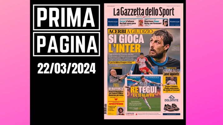Prima pagina Gazzetta dello Sport: Milan, Pioli si rafforza