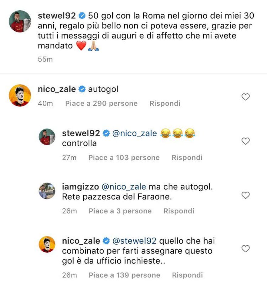 El Shaarawy, Zalewski lo prende in giro sul gol dubbio: “Sei da ufficio inchieste”- immagine 2