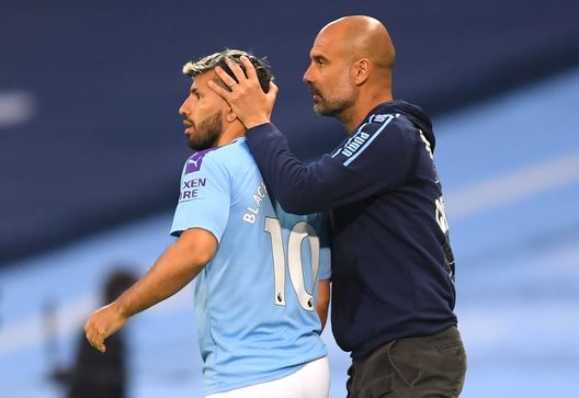 Guardiola Aguero (getty images) Guardiola Aguero (getty images)