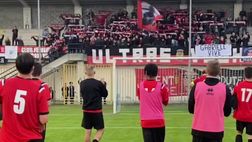 Centinaia vogheresi a Pavia per il derby di “una volta”: tensioni e spintoni sedati dalla Polizia