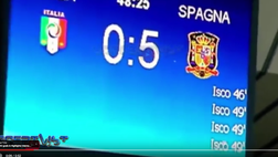VIDEO / Il tabellone di Udine impazzisce e segna 5 gol a Isco. Che reagisce così…