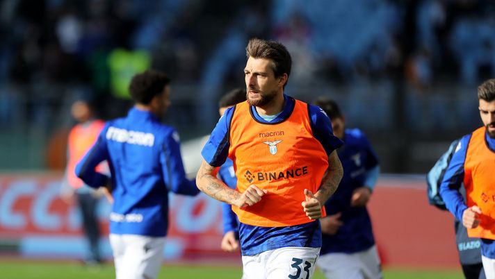 Acerbi in allenamento a Formello