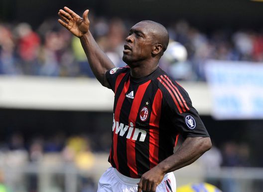  11 aprile 2009, Chievo-Milan: l'esultanza di Clarence Seedorf dopo il gol (credits: GETTY Images) 