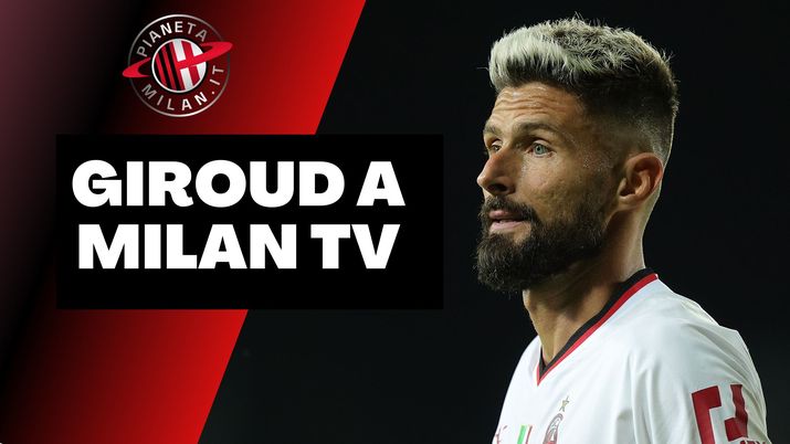 Olivier Giroud, attaccante del Milan (getty images)