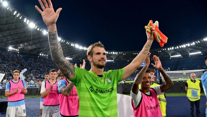 ROME, ITALY - AUGUST 14: Ivan Provedel of SS Lazio celebrate for the victory after the Serie A match between SS Lazio and Bologna FC at Stadio Olimpico on August 14, 2022 in Rome, Italy. (Photo by Marco Rosi - SS Lazio/Getty Images) Da Provedel e Immobile a Luis Alberto e Pedro: cosa filtra sulla formazione della Lazio - immagine 1
