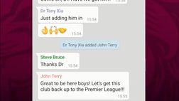 VIDEO / L’Aston Villa ufficializza l’acquisto di Terry… su WhatsApp!