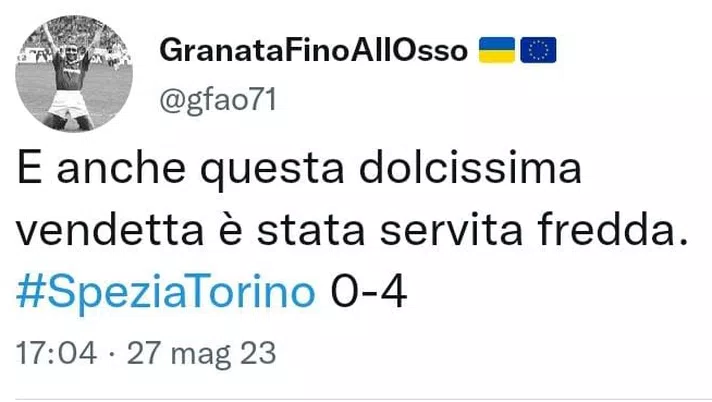 Spezia-Torino 0-4, le reazioni social: “La vendetta è stata servita fredda” - immagine 1