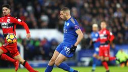 Fiorentina sull’attaccante Slimani del Leicester: primo sondaggio viola positivo