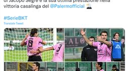 Palermo, la Serie B celebra Jacopo Segre dopo il gol: “Ottima prestazione”