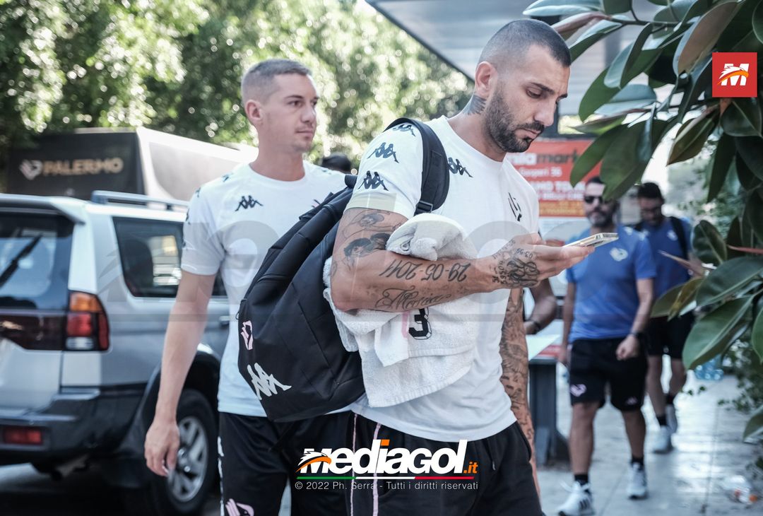 FOTO RITIRO PALERMO, la squadra di Baldini si allena in palestra (Gallery) - immagine 9