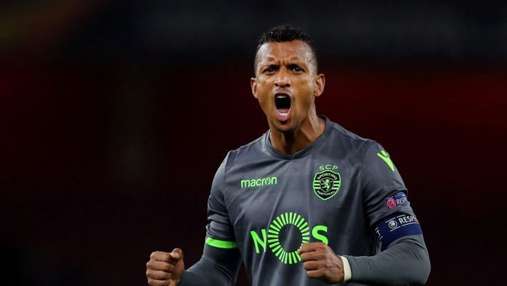LONDON, ENGLAND - NOVEMBER 08: Nani of Sporting CP celebrates after the UEFA Europa League Group E match between Arsenal and Sporting CP at Emirates Stadium on November 8, 2018 in London, United Kingdom. (Photo by Richard Heathcote/Getty Images) Sky: “Colpo Luis Nani a sorpresa! L’ex Lazio torna in Serie A, in attesa dell’accordo” - immagine 1