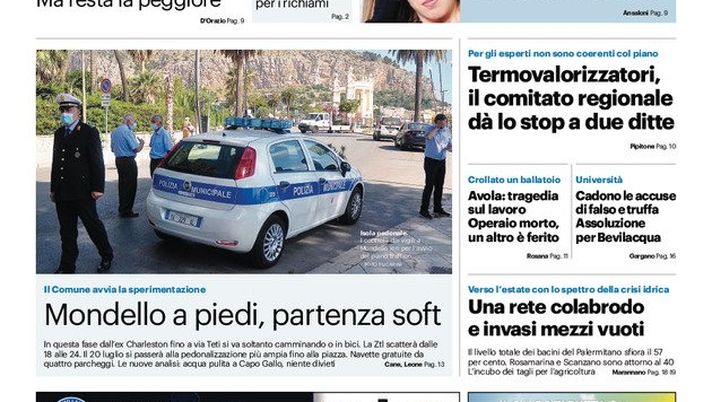 Prima Pagina, GDS: “Sicilia verso il bianco. Oggi torna in campo l’Italia” 
