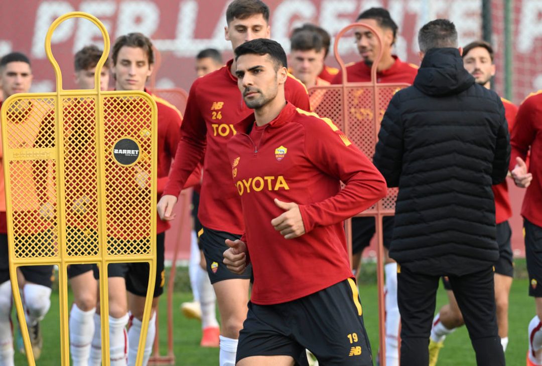 Roma, rifinitura in vista del Bologna: ancora in gruppo Solbakken – FOTO GALLERY - immagine 18