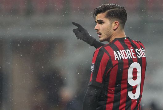 André Silva, attaccante portoghese del Milan classe 1995. André Silva, attaccante portoghese del Milan classe 1995.
