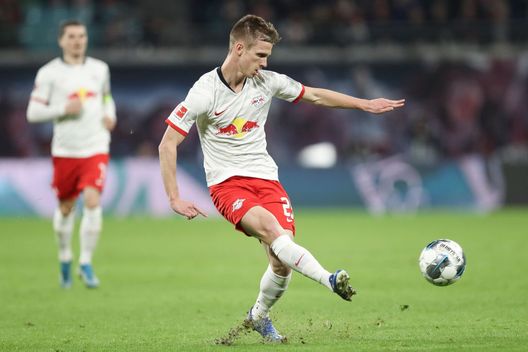 LEIPZIG, GERMANY - FEBRUARY 01: Daniel Olmo Carvajal of RB Leipzig controls the ball during the Bundesliga match between RB Leipzig and Borussia Moenchengladbach at Red Bull Arena on February 01, 2020 in Leipzig, Germany. (Photo by Maja Hitij/Bongarts/Getty Images) LEIPZIG, GERMANY - FEBRUARY 01: Daniel Olmo Carvajal of RB Leipzig controls the ball during the Bundesliga match between RB Leipzig and Borussia Moenchengladbach at Red Bull Arena on February 01, 2020 in Leipzig, Germany. (Photo by Maja Hitij/Bongarts/Getty Images)