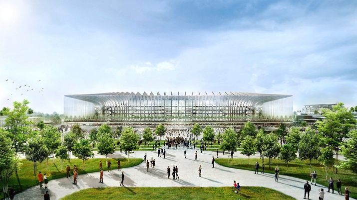 Progetto nuovo stadio San Siro: I due Anelli (Studio Manica) 