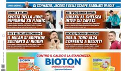 Prima Pagina, Tuttosport: “Fenomenali. Svolta della Juve, ripiomba su Pjanic”