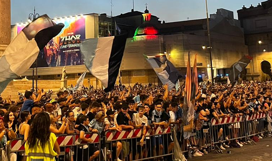 La Piazza dei tifosi della Lazio La Piazza dei tifosi della Lazio