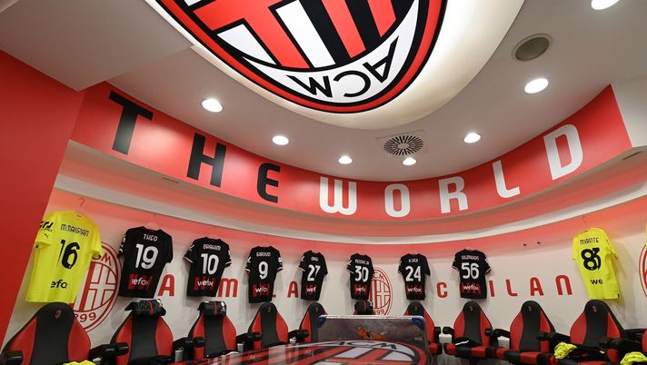 Milan-Udinese, le immagini dello spogliatoio rossonero (Getty Images)