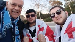 A Barcellona ci sono anche… i tifosi georgiani! Il messaggio per Kvara