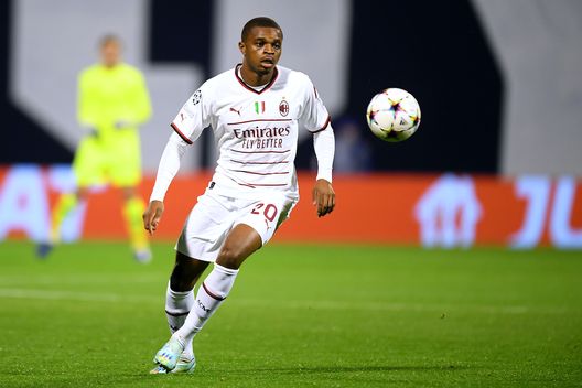 Pierre Kalulu (difensore AC Milan), qui durante Dinamo Zagabria-Milan 0-4 (Champions League 2022-2023) | News (Getty Images) Pierre Kalulu AC Milan Dinamo Zagabria-Milan 0-4 Champions League 2022-2023