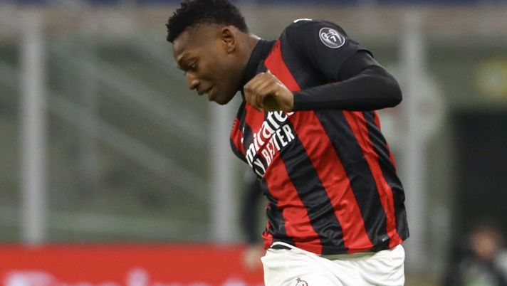 Rafael Leao (attaccante AC Milan), qui durante Milan-Juventus (Serie A 2020-2021) | AC Milan News (Getty Images) 