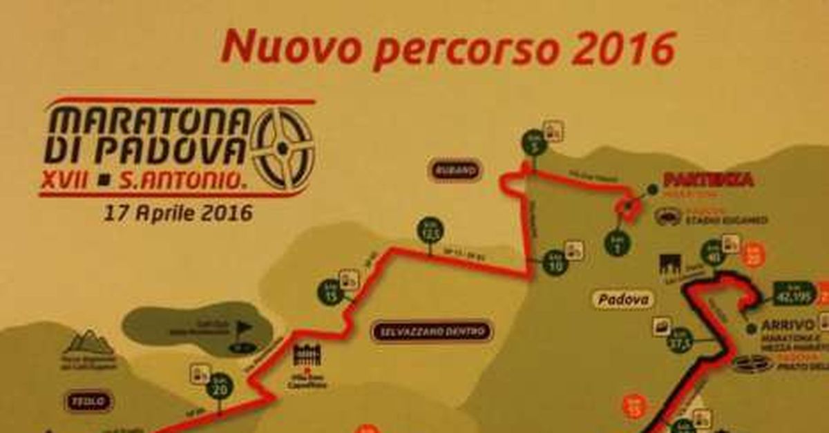 Ecco il video del nuovo percorso della Maratona di Padova Padova Sport