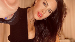 Natalie bellissima in tenuta sportiva: lady Zarate fa girare la testa ai fan