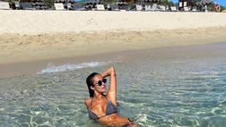 Sole e relax per Giorgia Palmas: “Che meraviglia il mare di mattina”