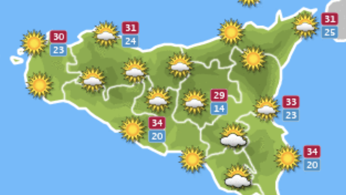 Meteo, Palermo: sole e caldo, le previsioni di domencia 22 agosto Meteo, Palermo: sole e caldo, le previsioni di domencia 22 agosto
