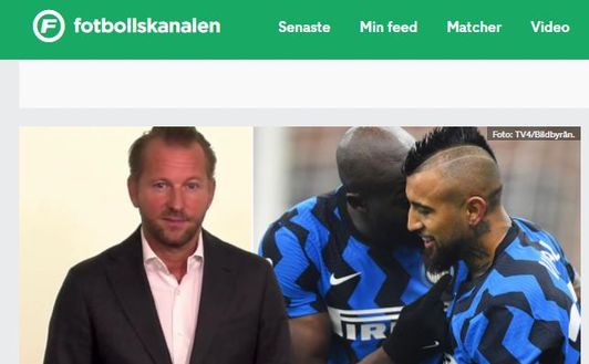 L'articolo sul sito Fotbollskanalen L'articolo sul sito Fotbollskanalen