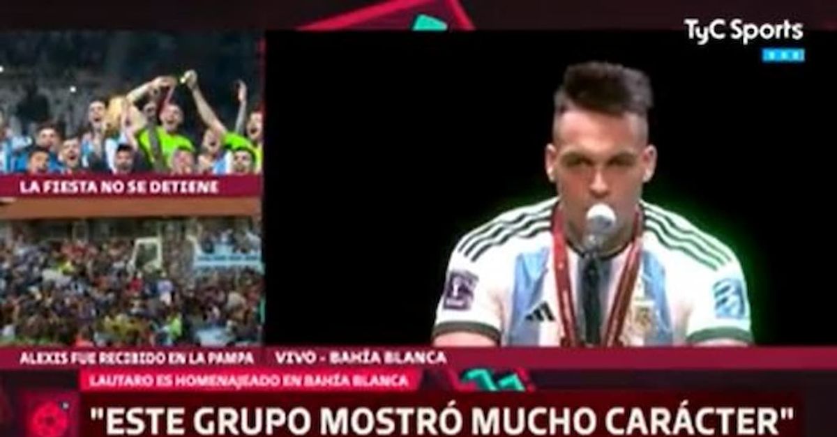 Lautaro: “El Mundial no fue lo que esperaba. Hubiera ganado el quinto penalti contra Francia”