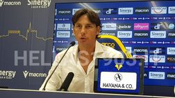 Verona-Sampdoria, Cioffi: “Bella reazione, volevo i colori e ho visto l’arcobaleno”